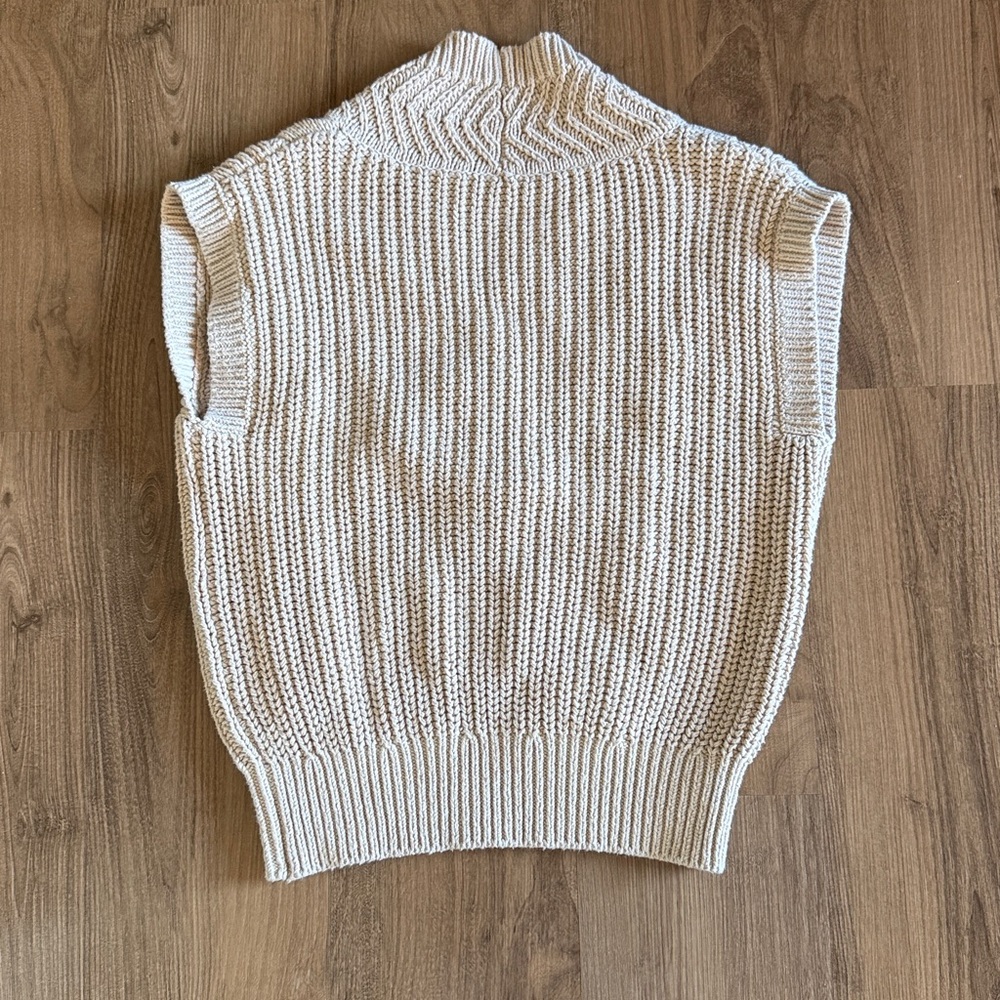 Reiss Clodah Cable Knit Sweater Vest Small - Picture 5 of 7